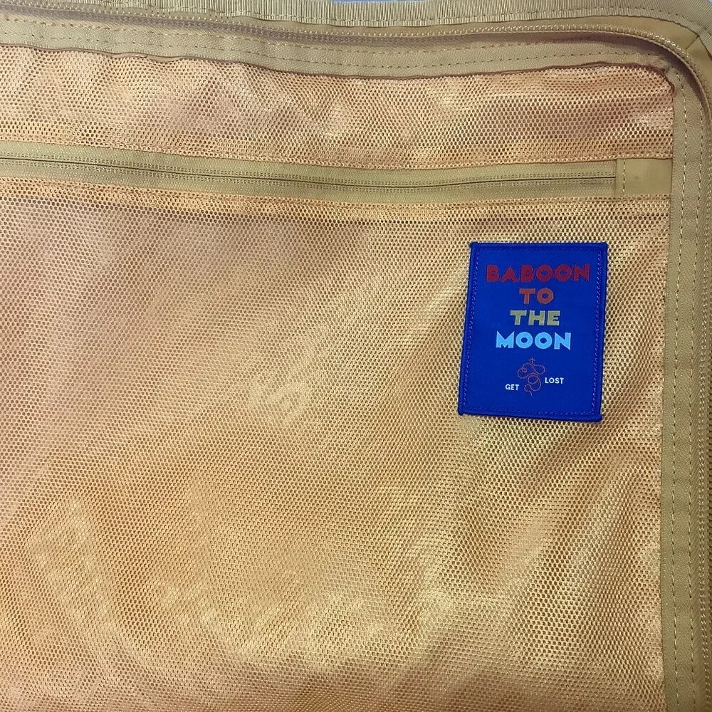 Baboon to the Moon Waterproof Large Travel Duffel Bag Yellow 22
